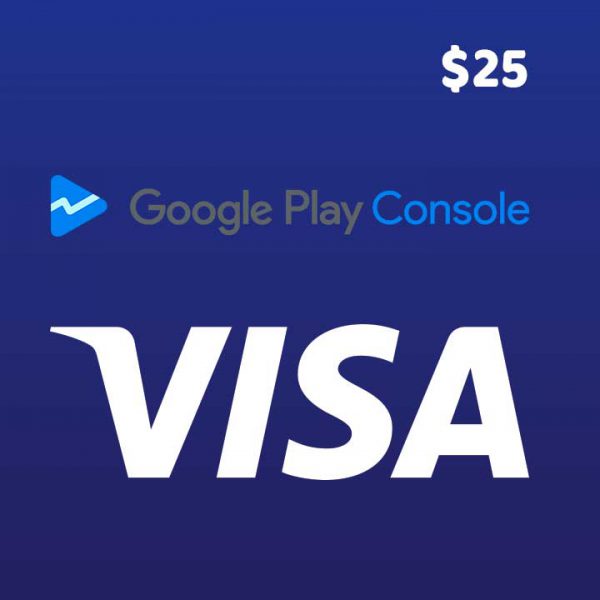 Google Play Console Account 25 USD Virtual Visa Card